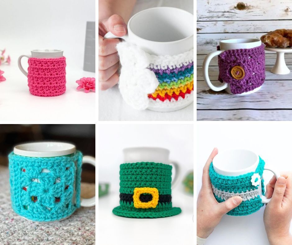 15 Free Crochet Mug Cozy Patterns For Beginners